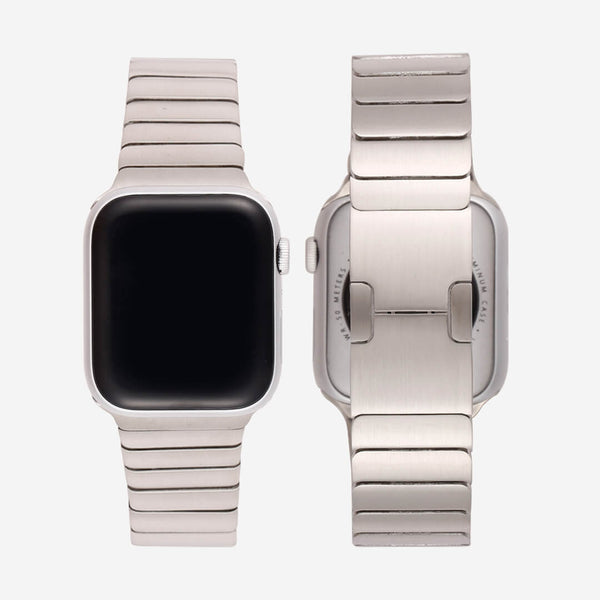 Link Bracelet Apple Watch Band - Silver - The Salty Fox 