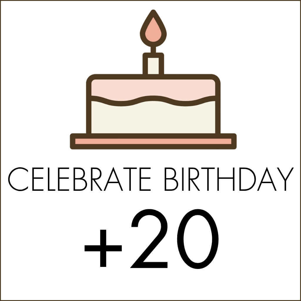 Salty Society Way to Earn: Celebrate a Birthday +20