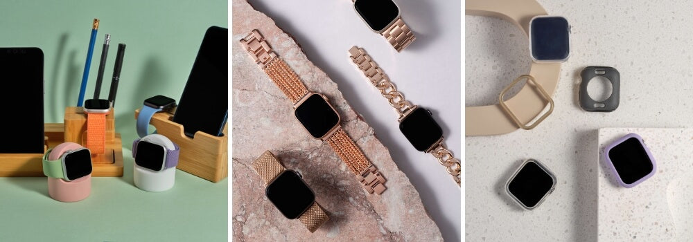 Madrid Bracelet Apple Watch Band - 18K Rose Gold Plated - The Salty Fox