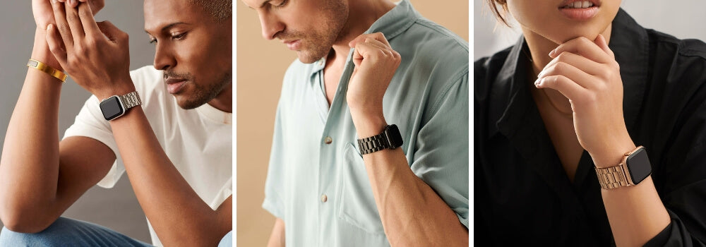 Steel Link Apple Watch Bands
