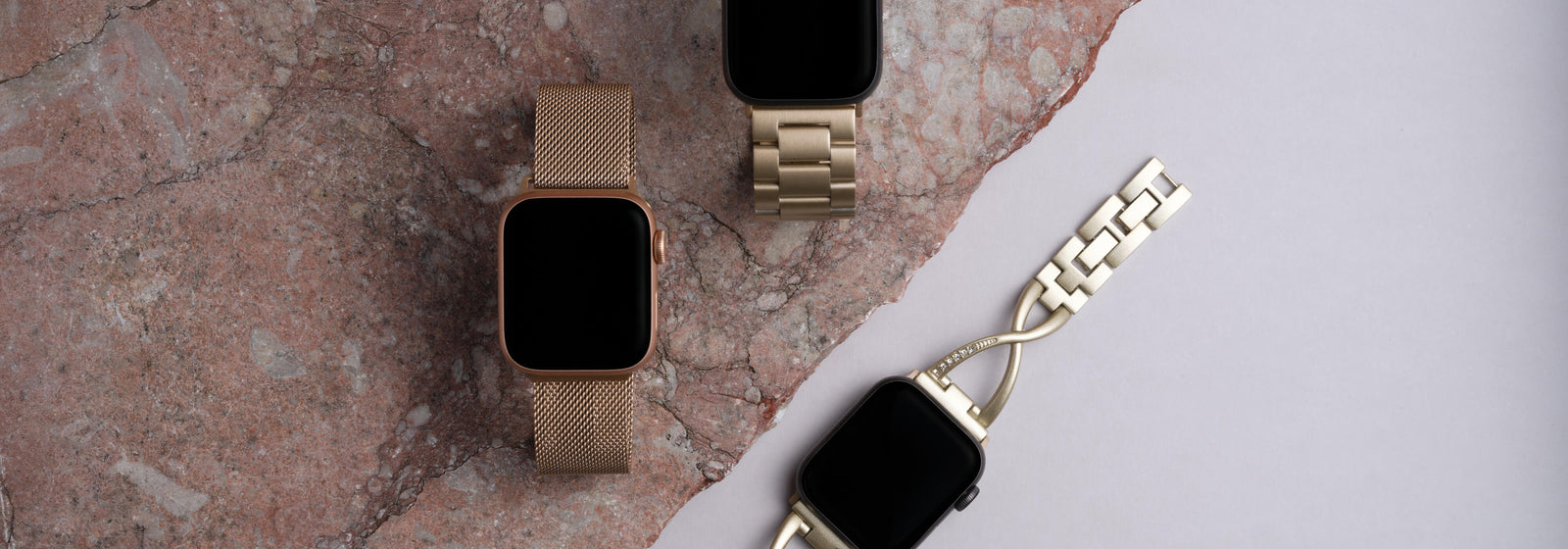 Vintage Gold Apple Watch Bands