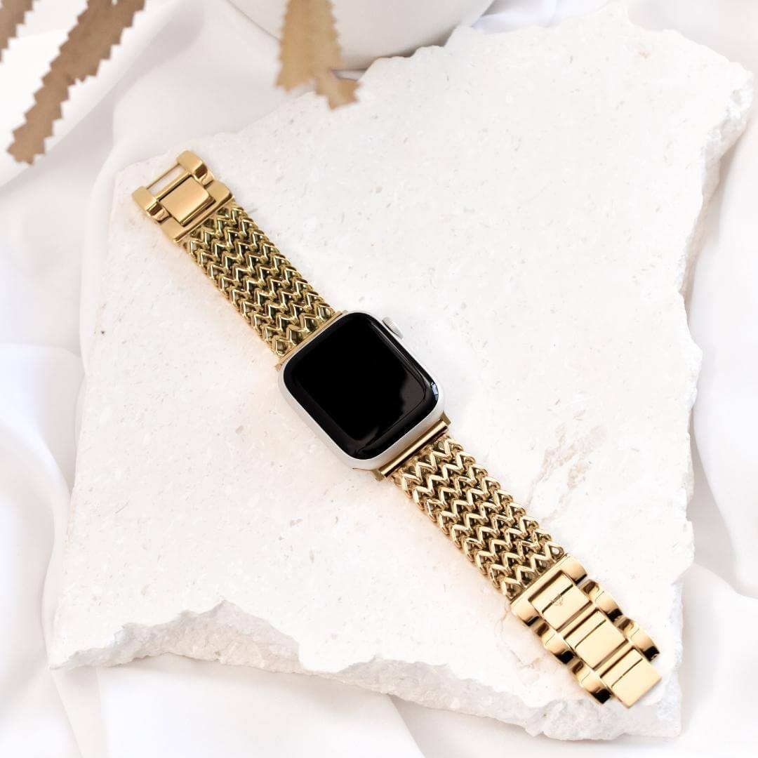 Madrid Bracelet Apple Watch Band - 18K Gold Plated