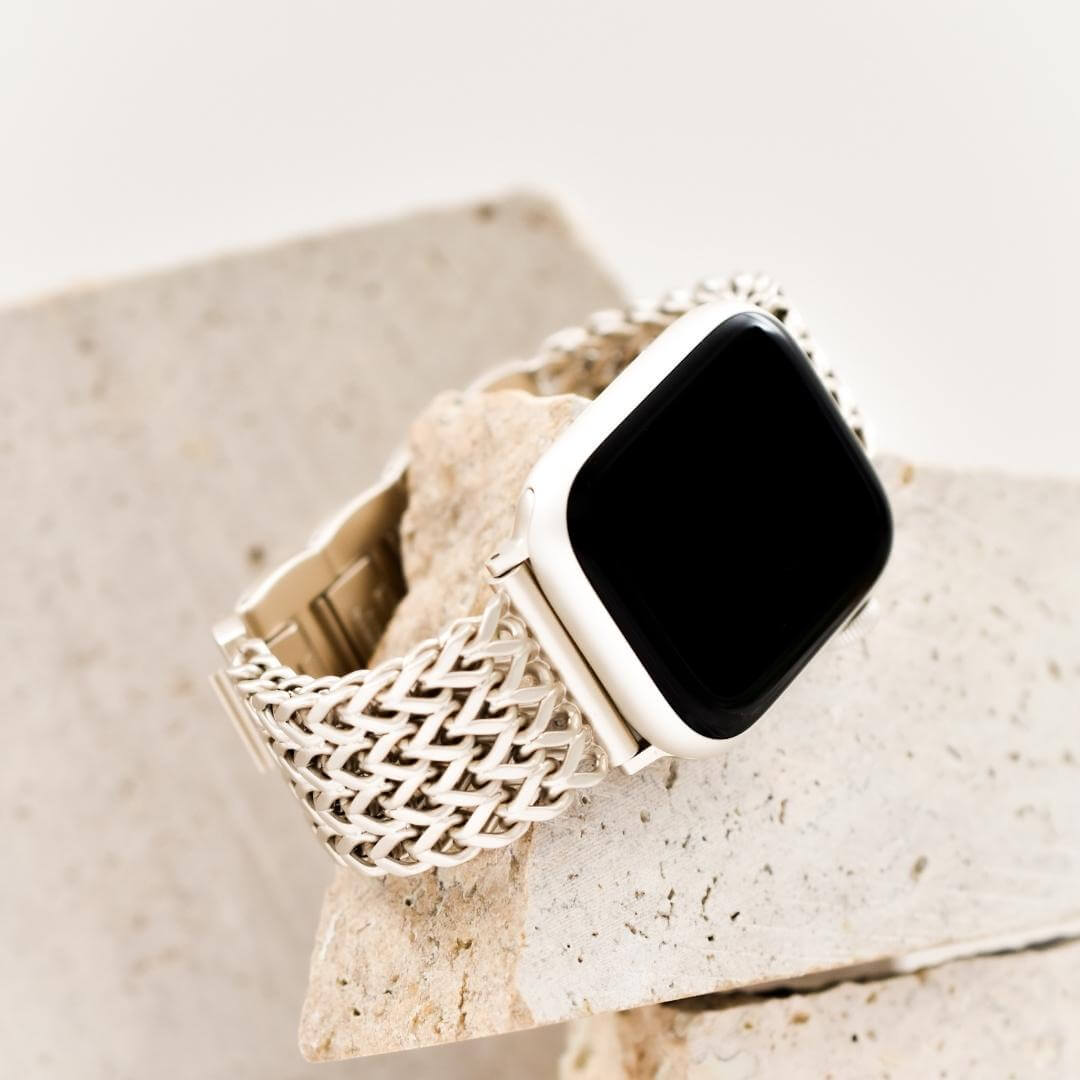 www.Nuroco.com - Apple watch band cuff Stainless Steel Strap Bracelet 44mm/  40mm/ 42mm/ 38mm iwatch