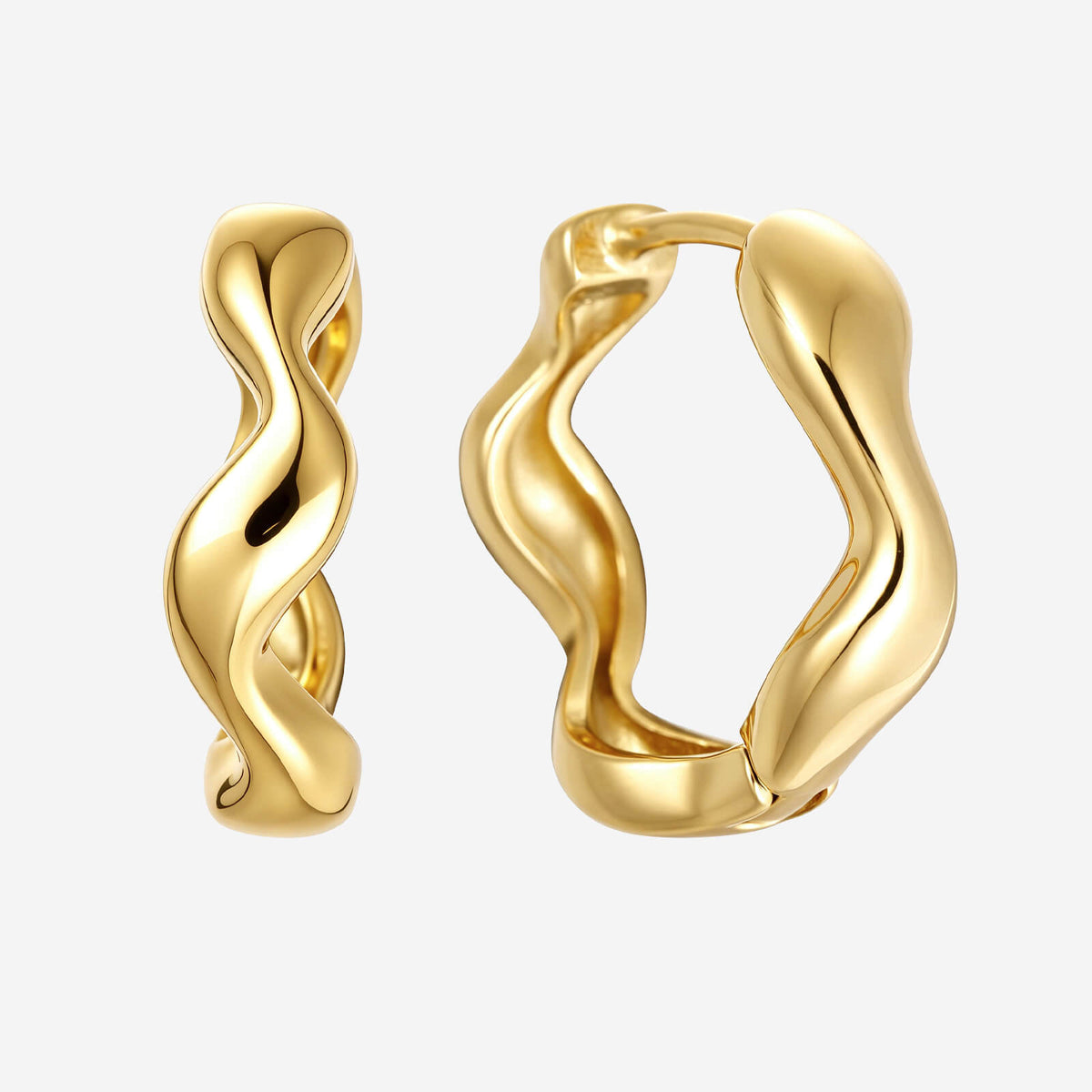 Camilla Hoop Earrings - Gold