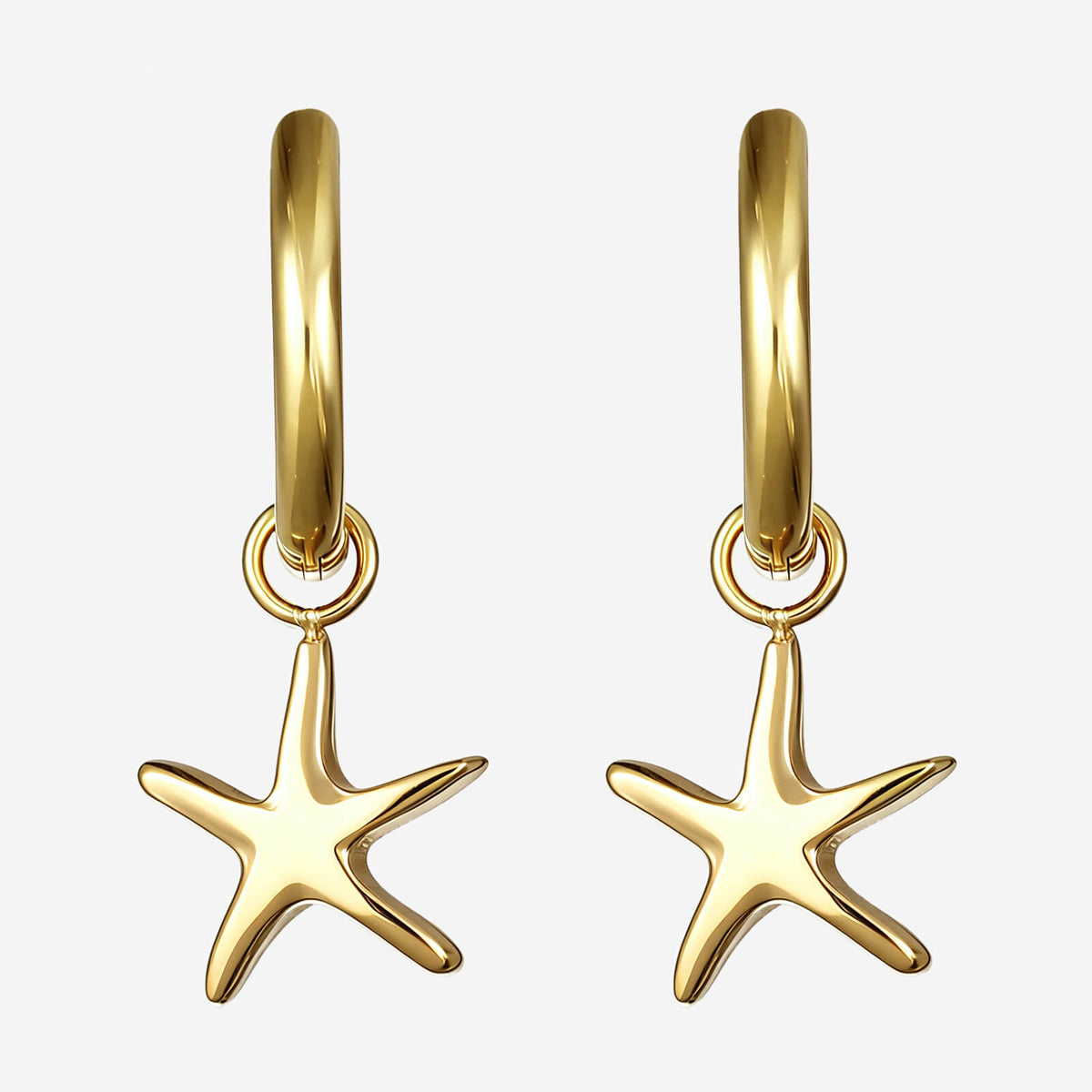Celeste Huggie Earrings - Gold