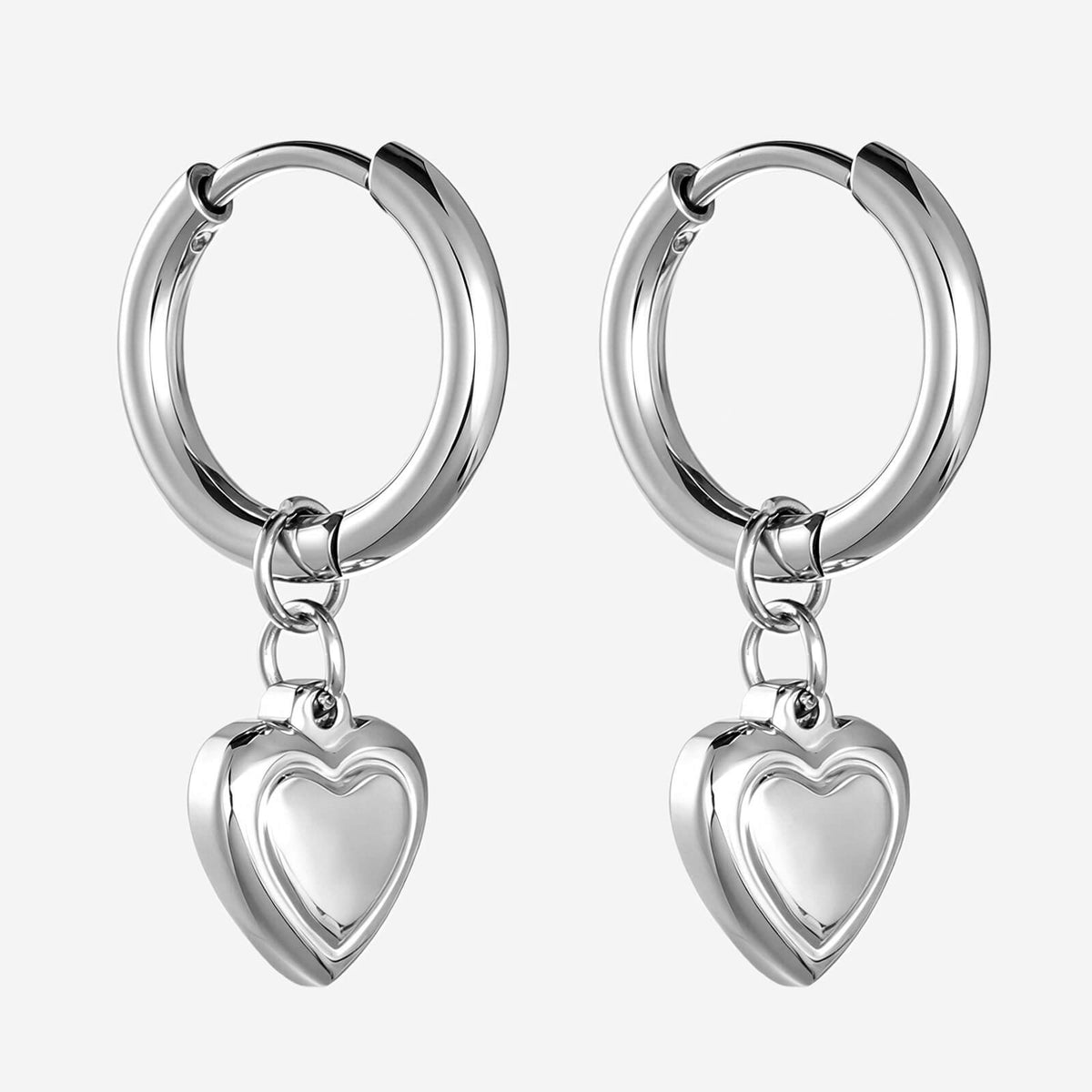 Eloise Huggie Earrings - Silver