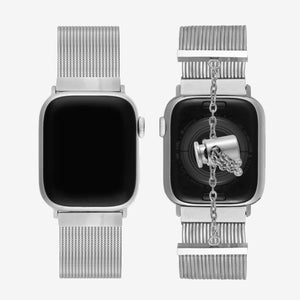 Chicago Bracelet Apple Watch Band - Silver