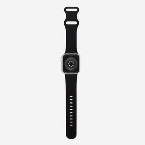 Duo Tone Silicone Apple Watch Band - Dark Leopard