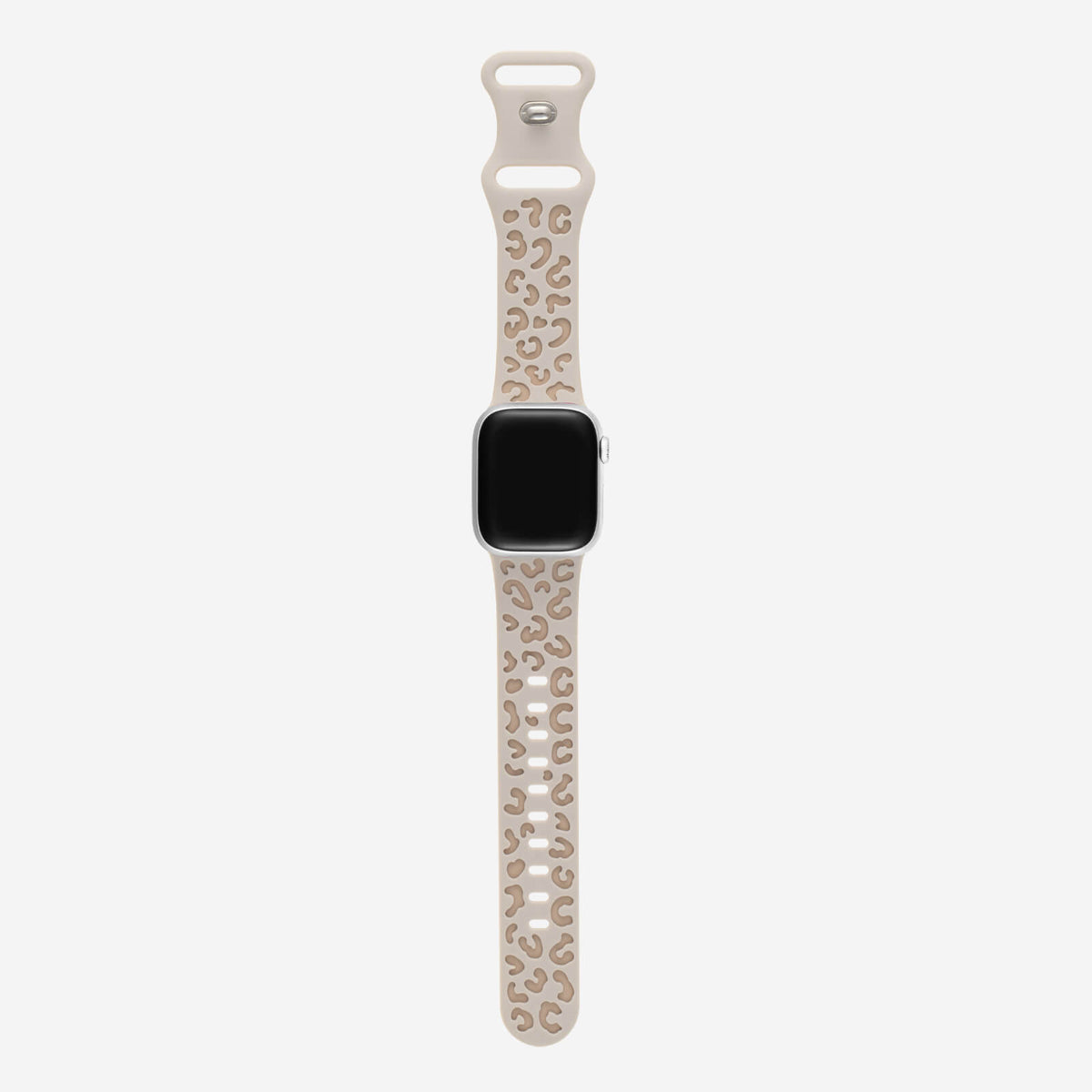 Duo Tone Silicone Apple Watch Band - Light Leopard