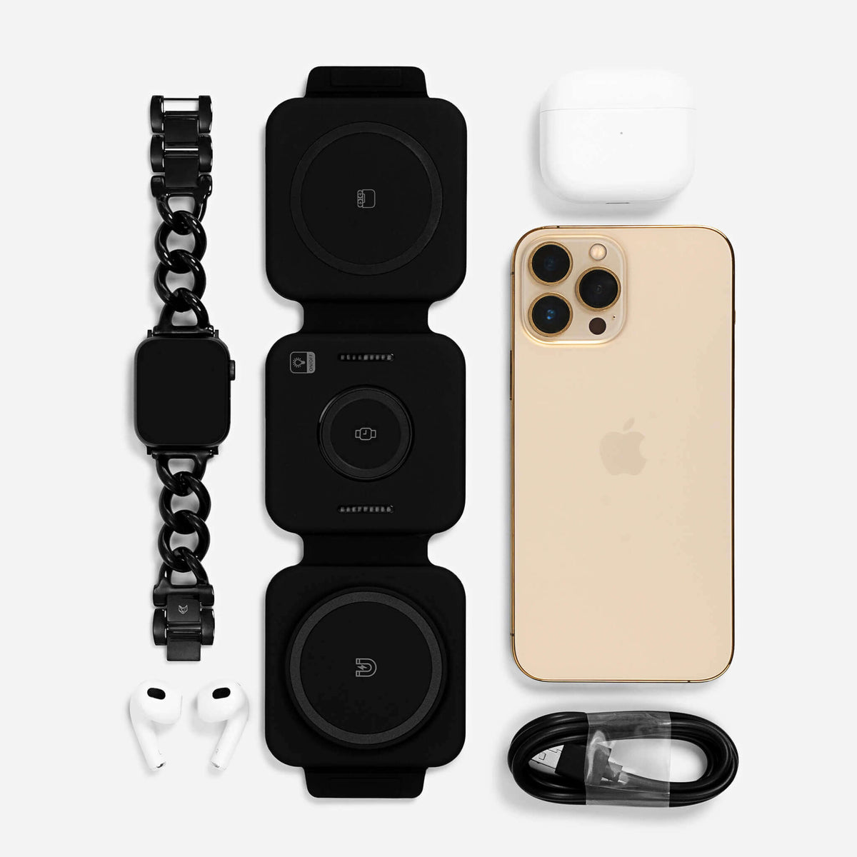 Havana 3 in 1 Portable Charging Dock - Black - Styled