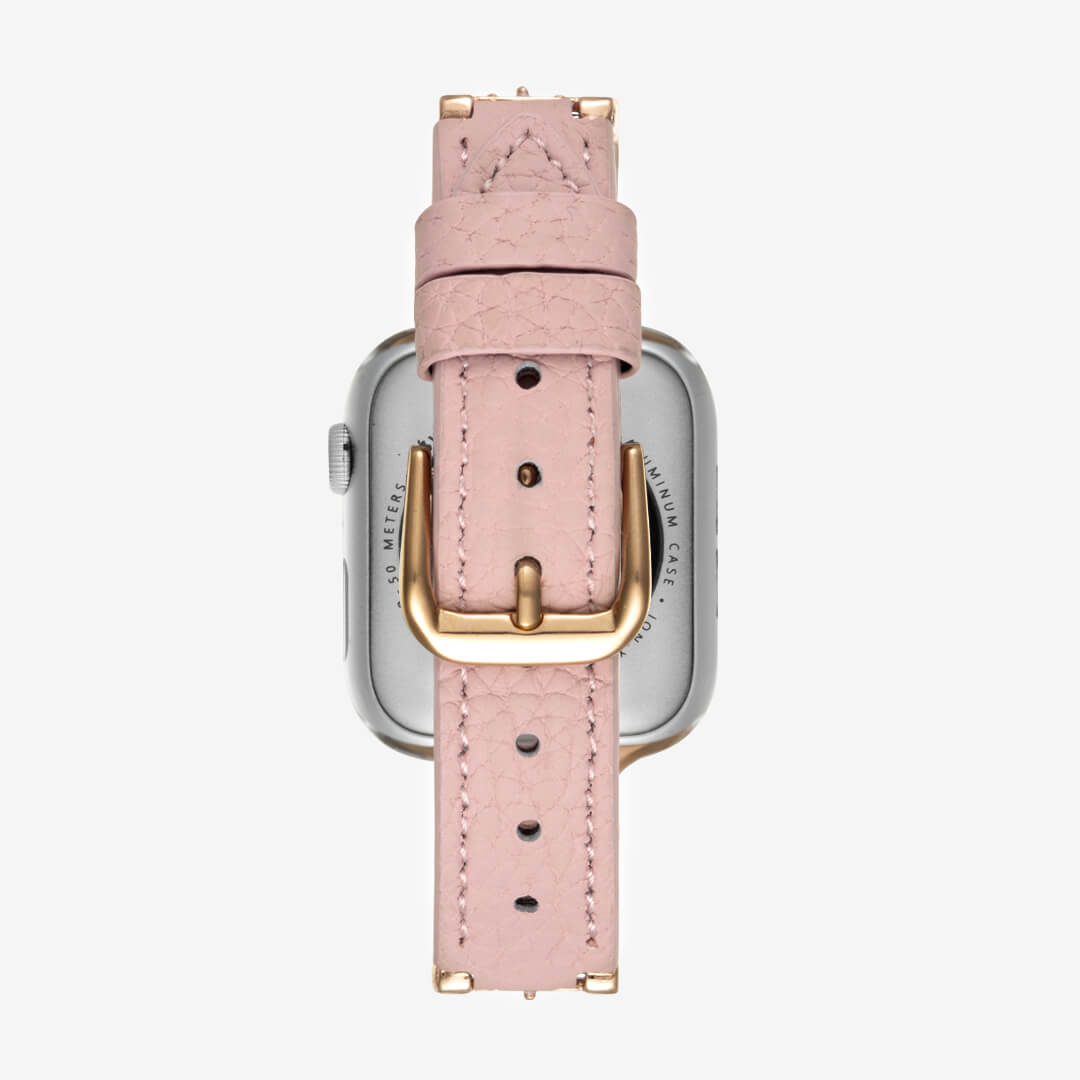 Osaka Leather Apple Watch Band - Peony