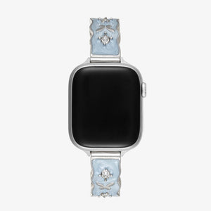 Osaka Leather Apple Watch Band - Sky Blue