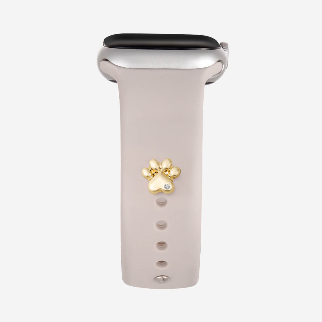 Paw Print Apple Watch Charm - Gold