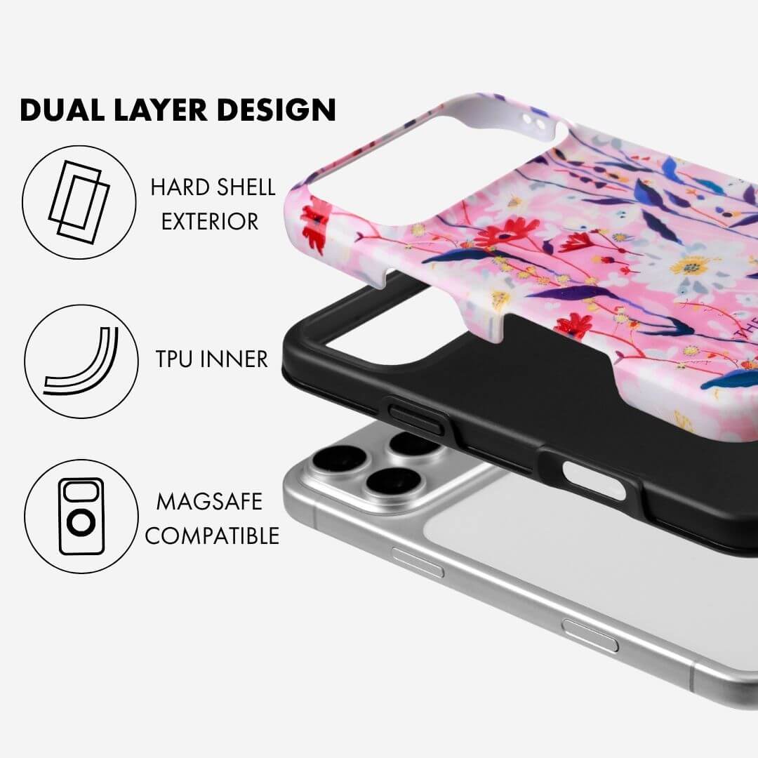 Pink Daisy MagSafe Phone Case USP