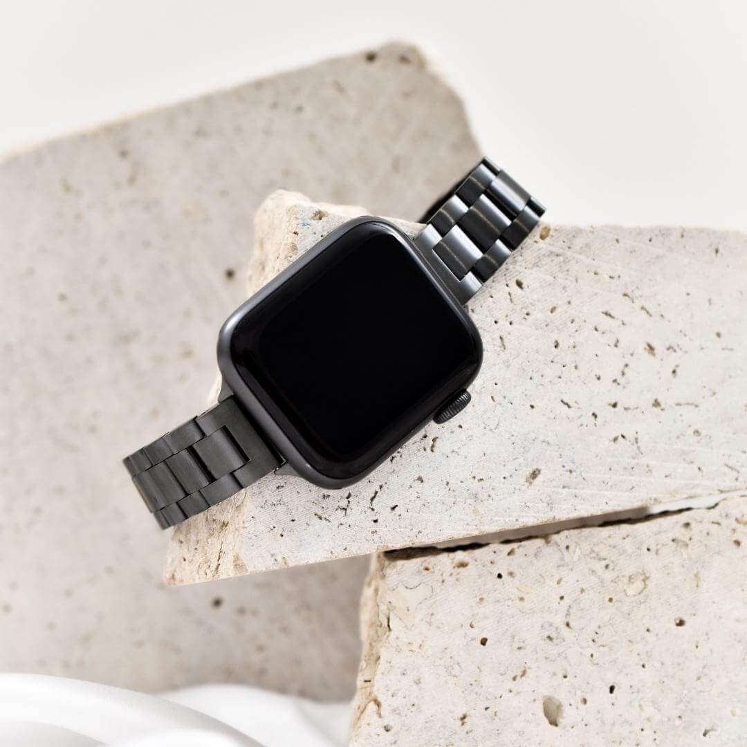 Berlin Stainless Steel Apple Watch Band - Graphite