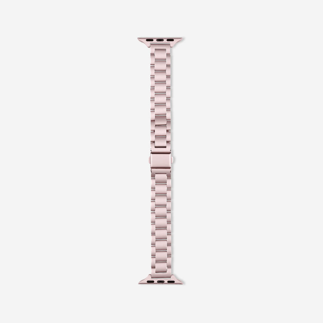 Berlin Stainless Steel Apple Watch Band - Pink