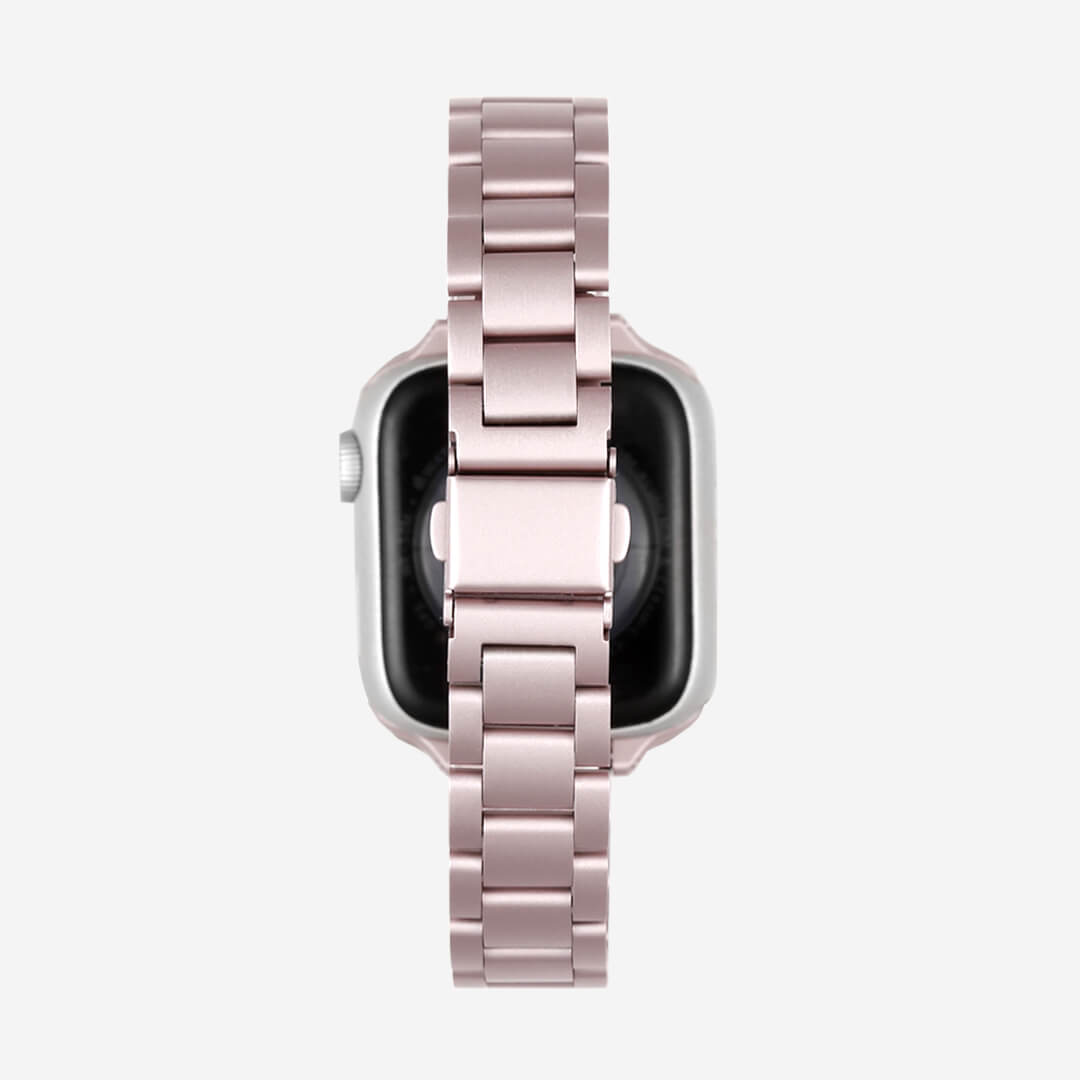 Berlin Stainless Steel Apple Watch Band - Pink