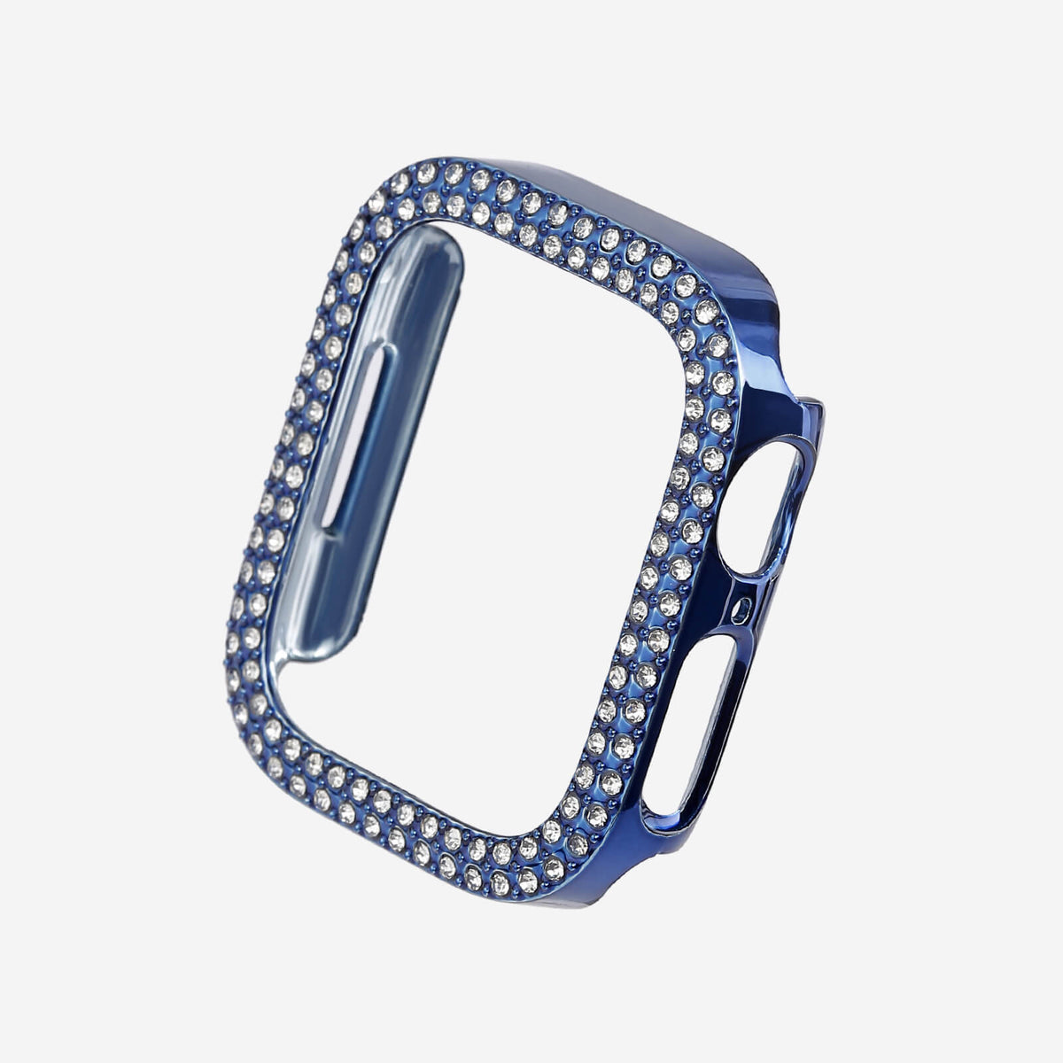 Apple Watch Double Halo Crystal Bumper Case - Blue
