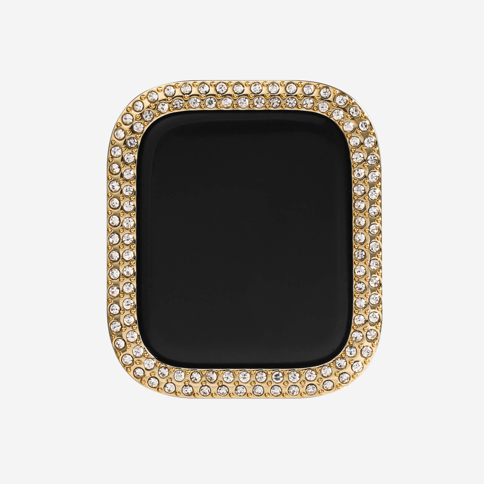 Apple Watch Double Halo Crystal Bumper Case - Gold