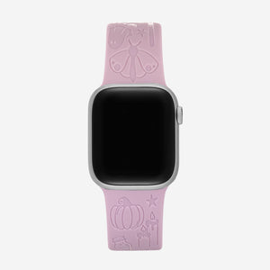 Engraved Silicone Apple Watch Band - Halloween