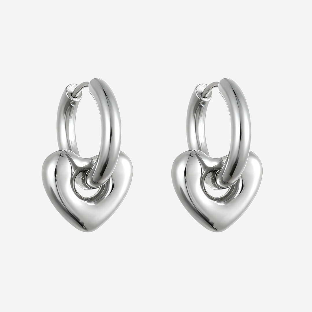 Juliette Huggie Earrings - Silver