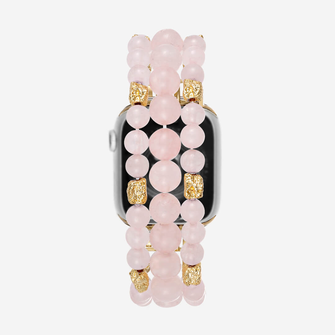 Kiama Stone Apple Watch Band - Rose Quartz