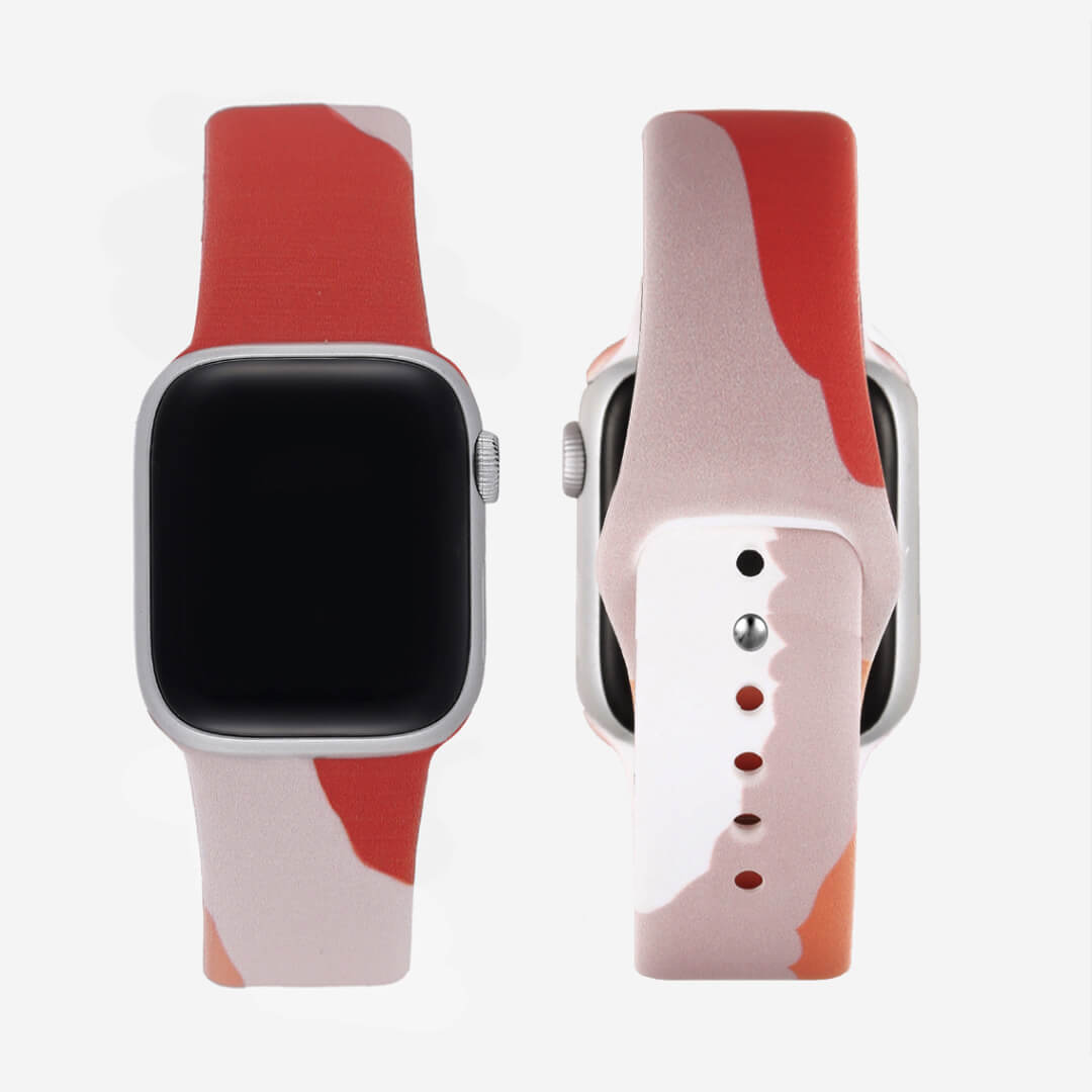 Mykonos Silicone Apple Watch Band - Terracotta