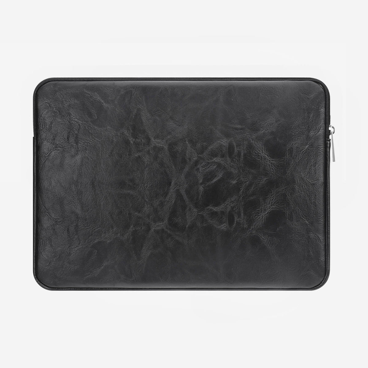 Quinn Vegan Leather Laptop Sleeve - Black