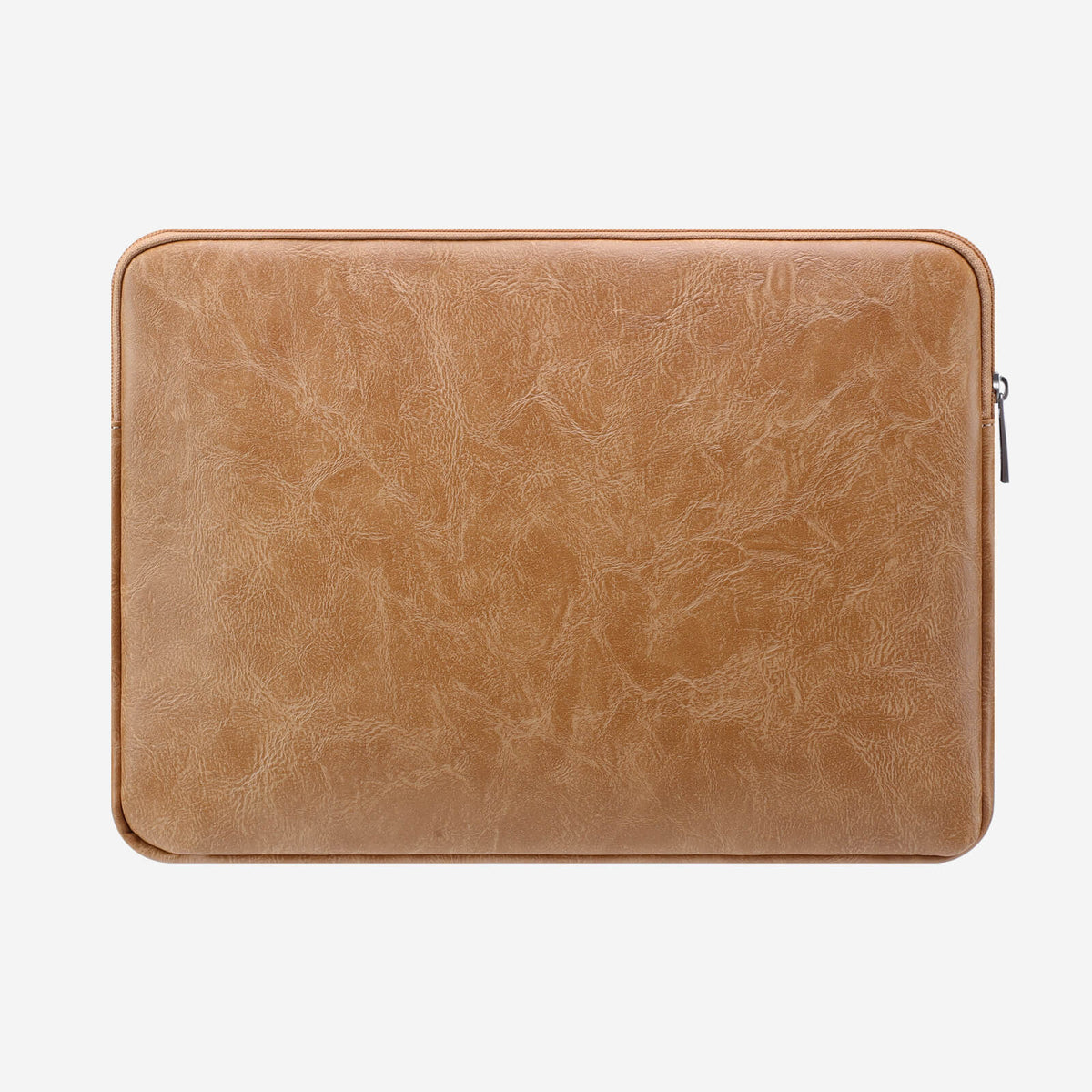 Quinn Vegan Leather Laptop Sleeve - Brown