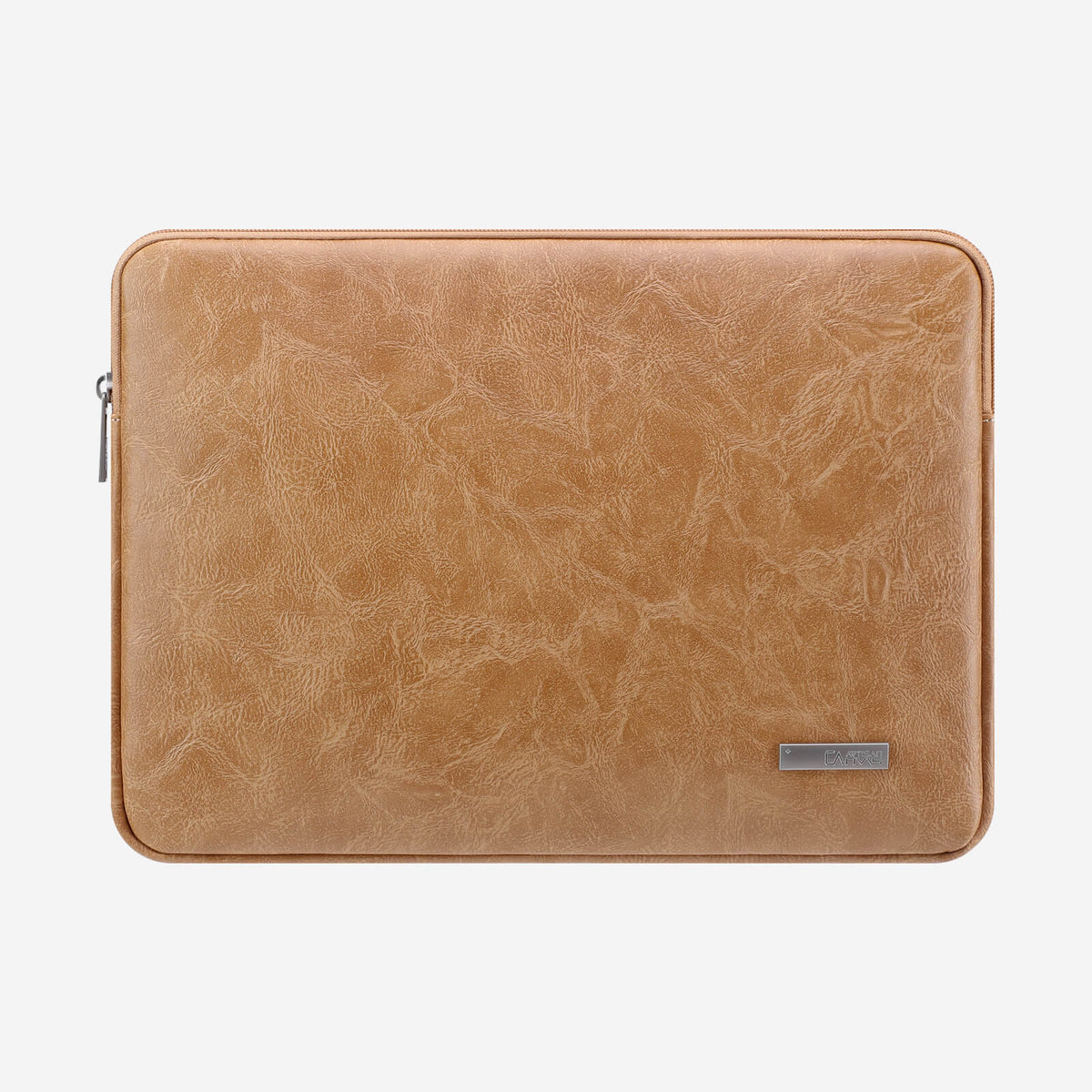 Quinn Vegan Leather Laptop Sleeve - Brown