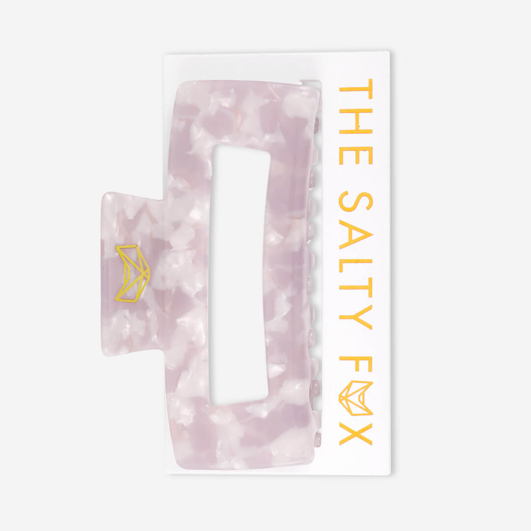 Vienna Claw Clip - Rose Quartz 