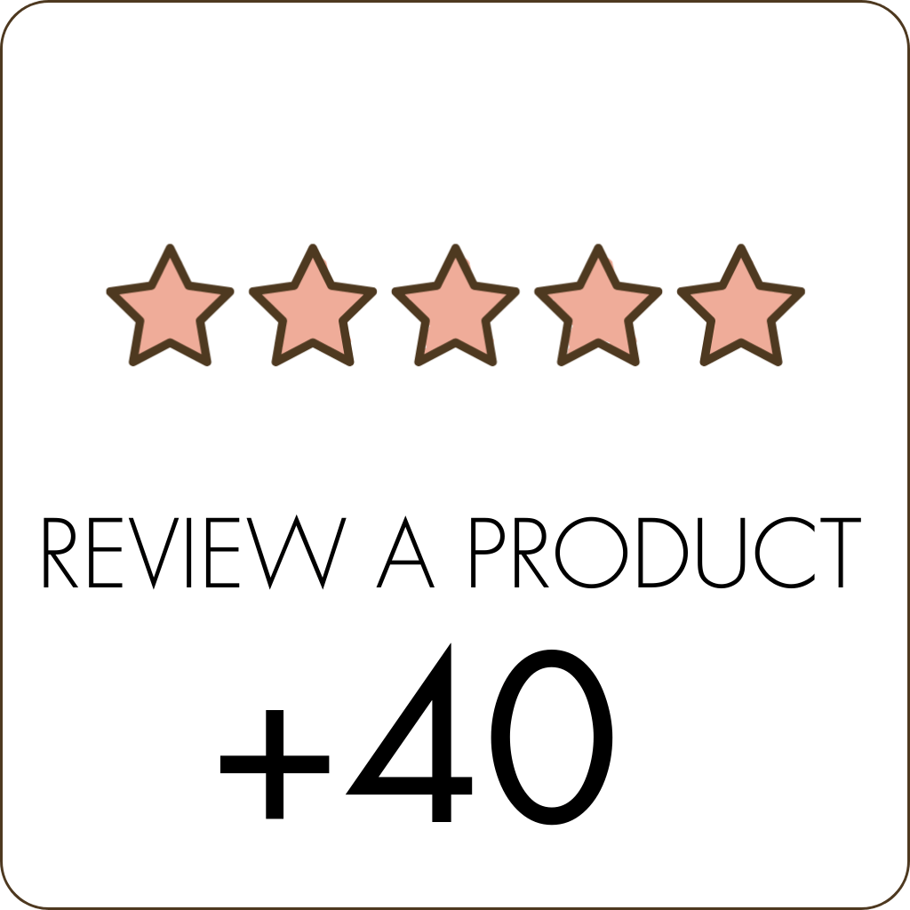 Review a Product +40 Points