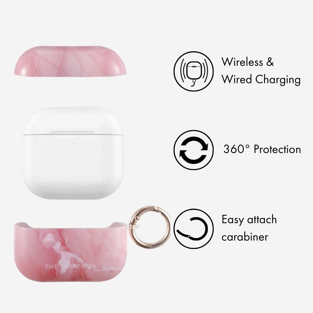 Rose Marble  Airpod Case 