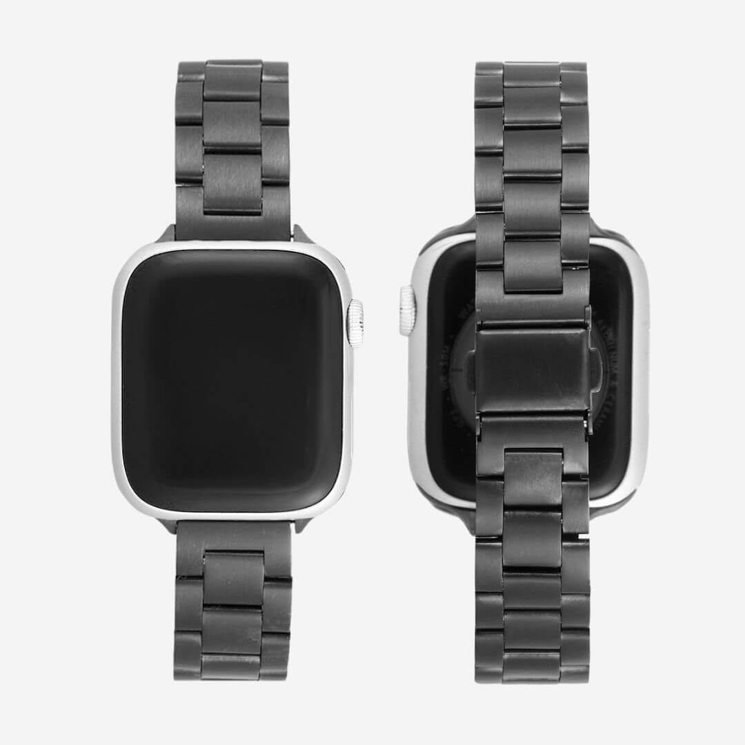 Berlin Stainless Steel Apple Watch Band - Graphite