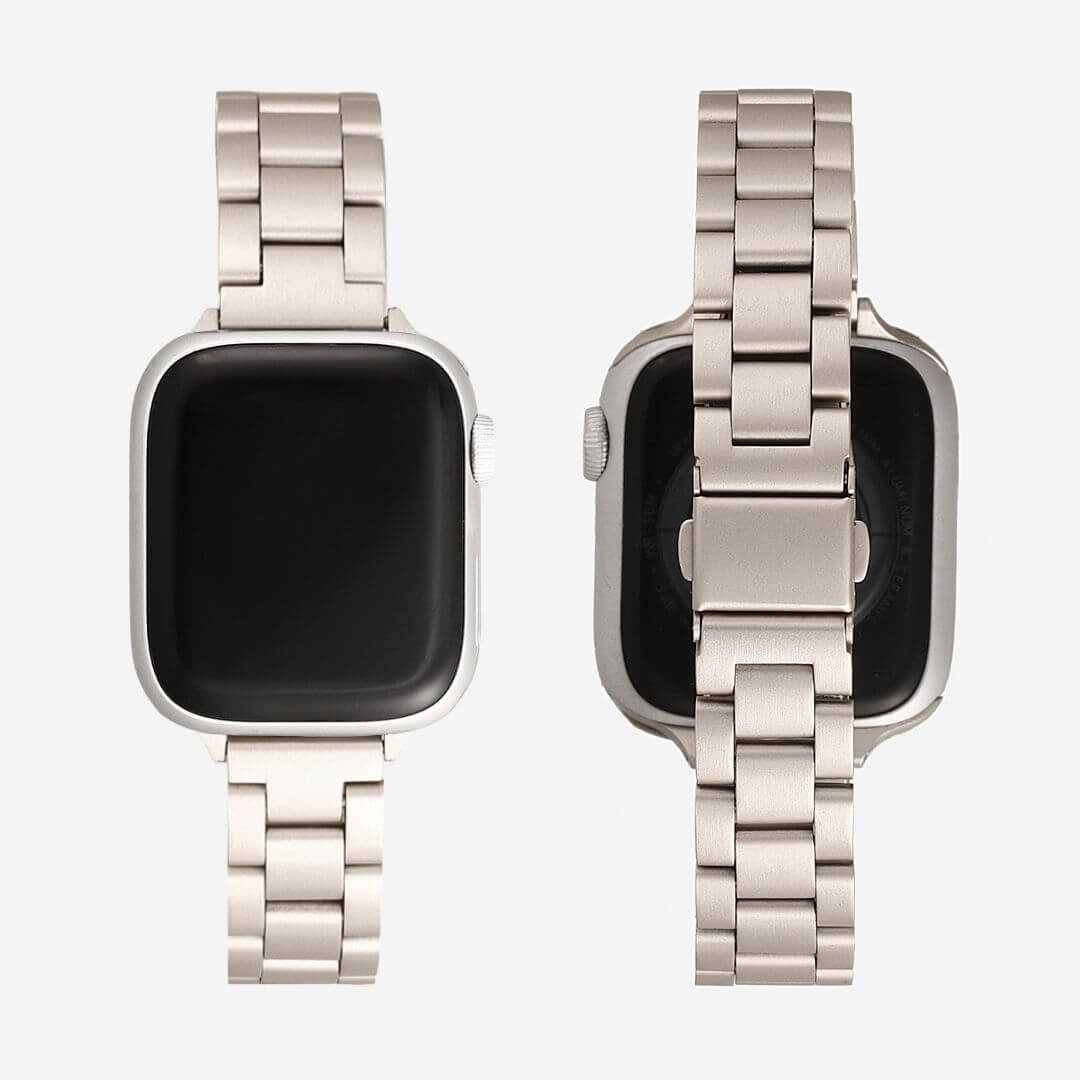 Berlin Stainless Steel Apple Watch Band - Starlight