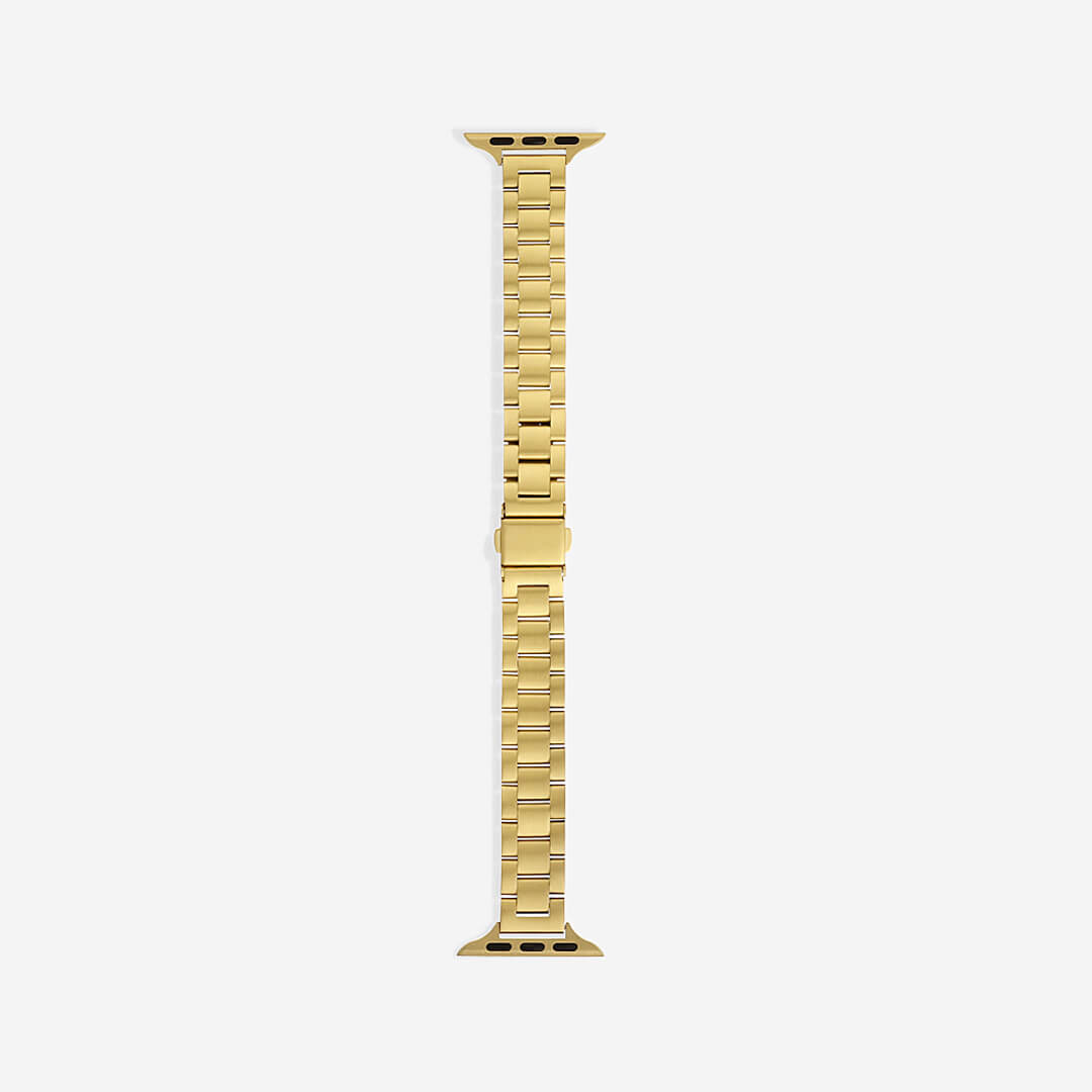 Berlin Stainless Steel Apple Watch Band - Gold