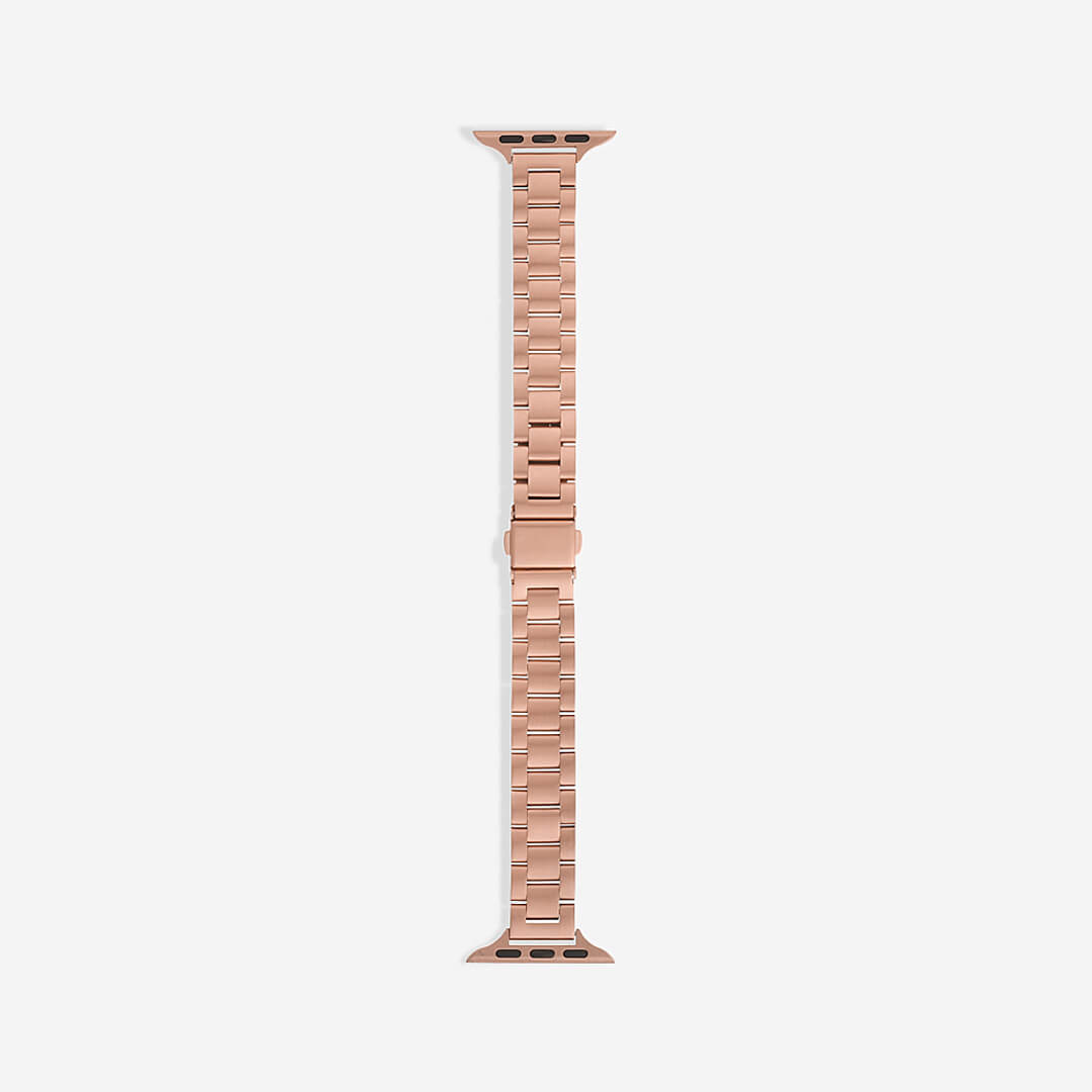 Berlin Stainless Steel Apple Watch Band - Vintage Rose Gold