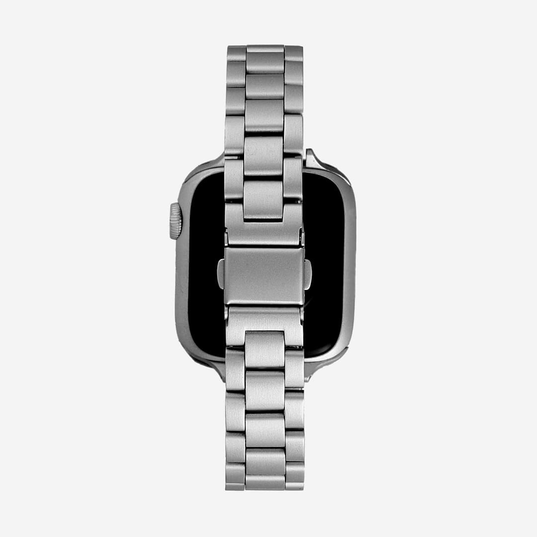 Berlin Stainless Steel Apple Watch Band - Silver