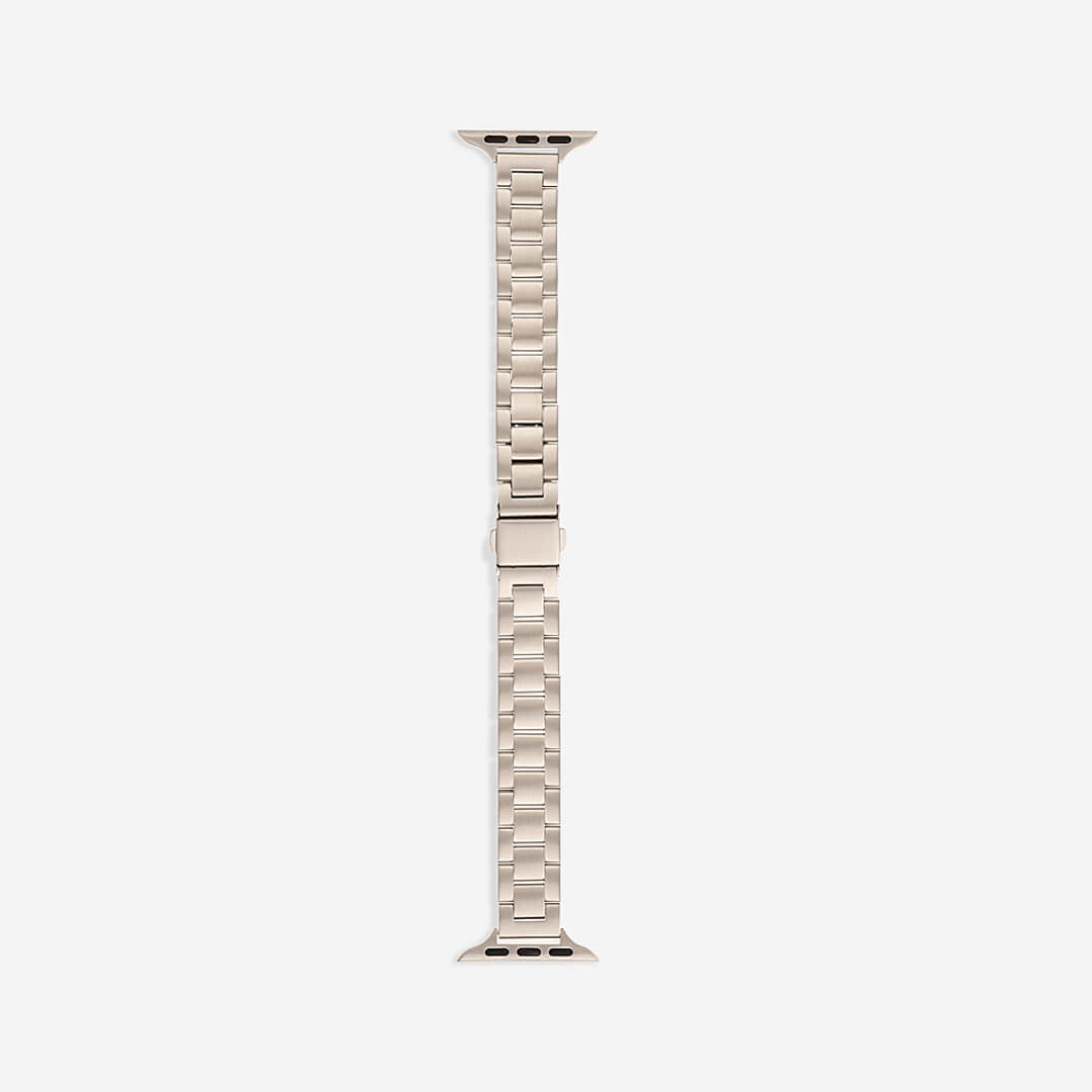Berlin Stainless Steel Apple Watch Band - Starlight