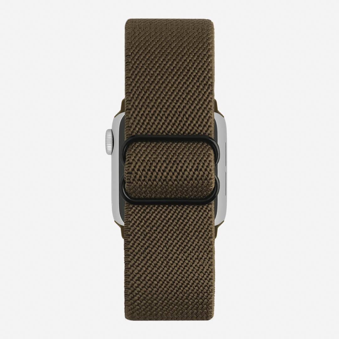 Bondi Nylon Loop Apple Watch Band - Olive