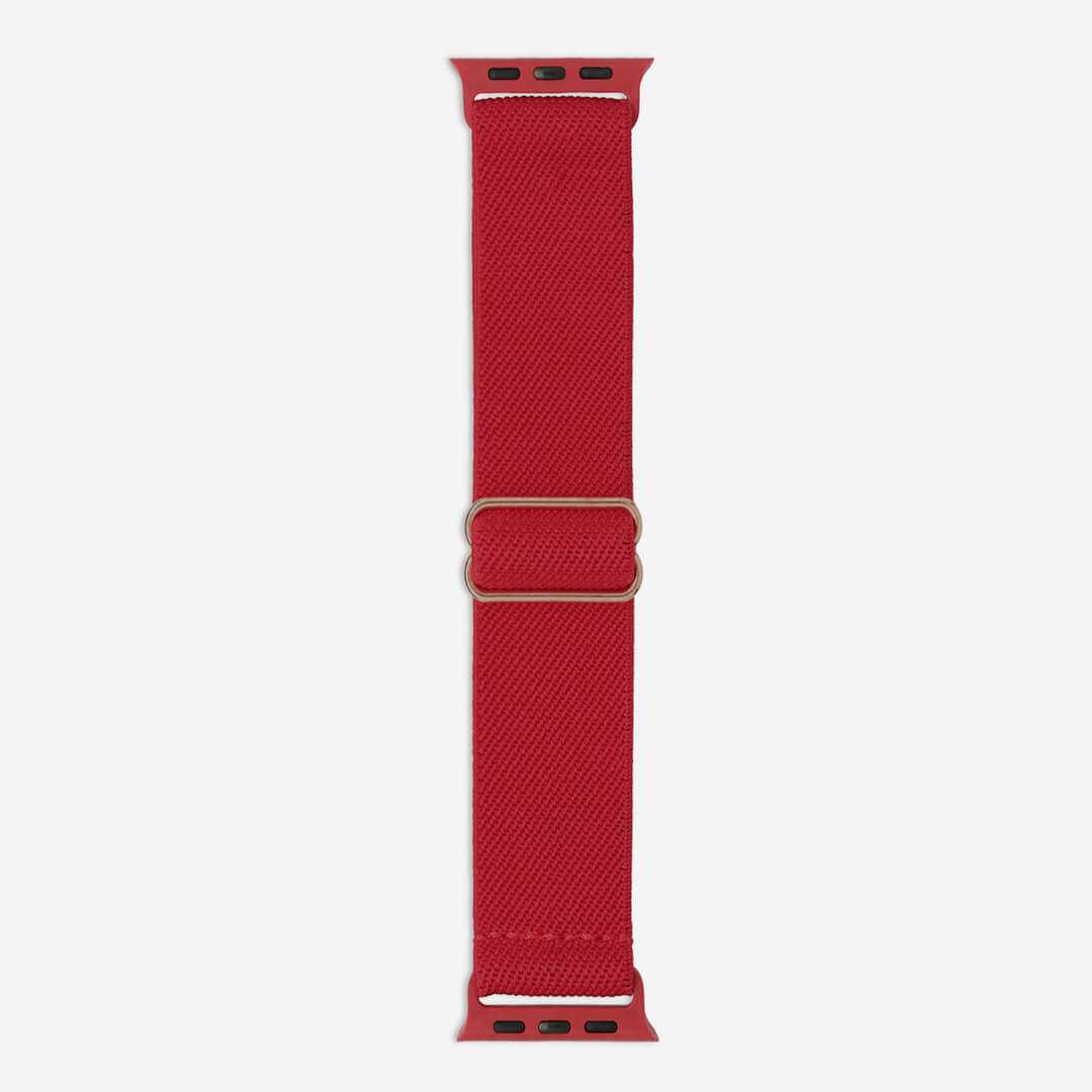 Bondi Nylon Loop Apple Watch Band - Ruby
