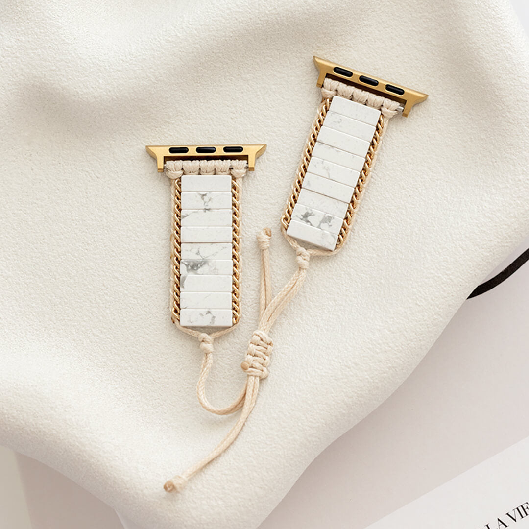 Byron Stone Apple Watch band - Howlite 