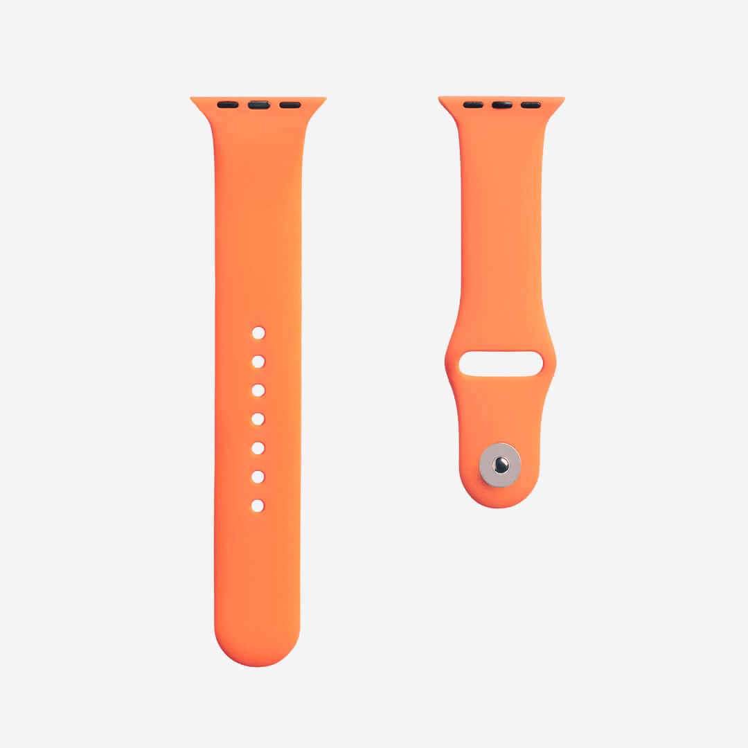 Classic Silicone Apple Watch Band - Marigold