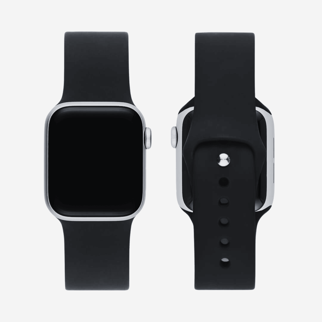 Silicone apple watch band with buckle sale