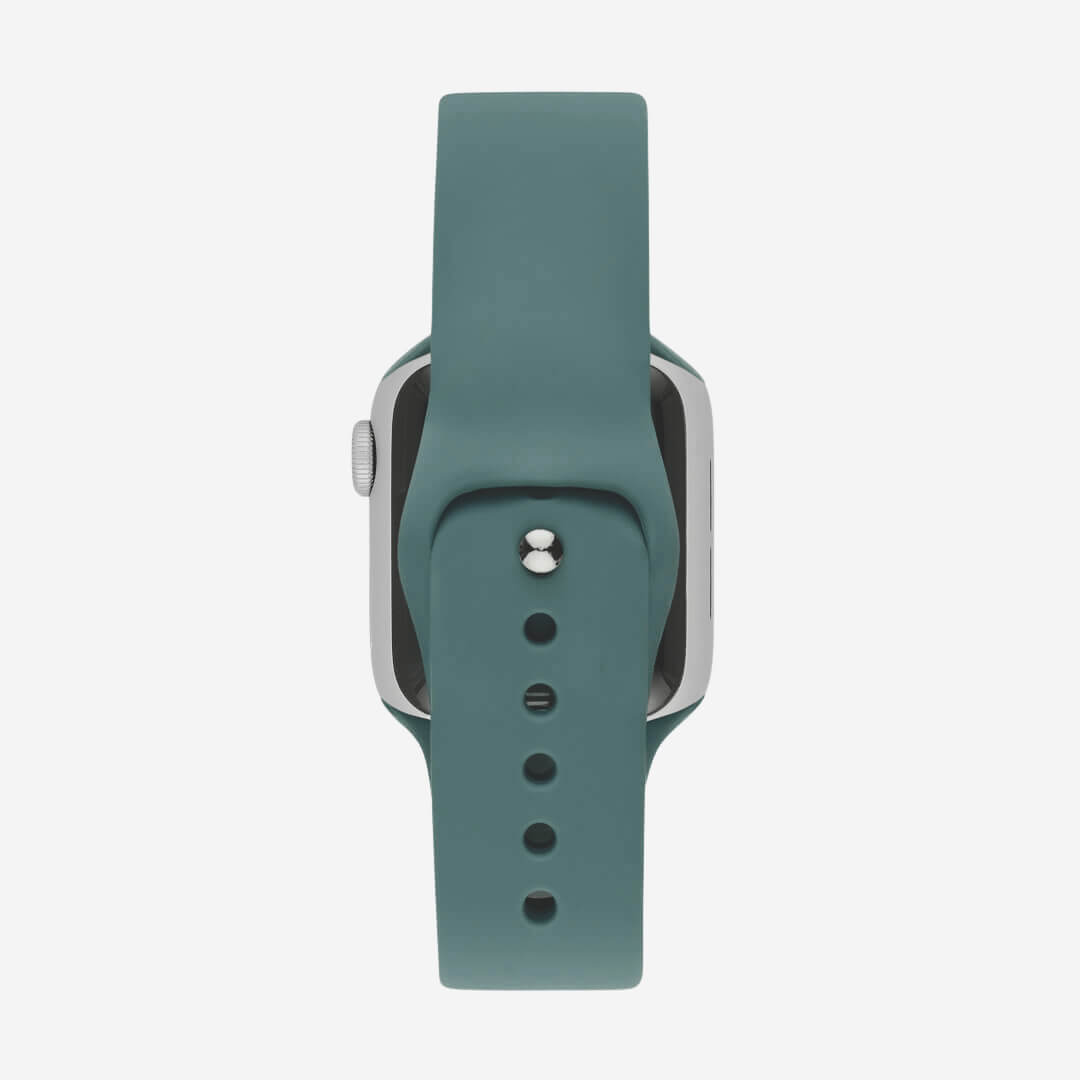 Classic Silicone Apple Watch Band - Pine Green