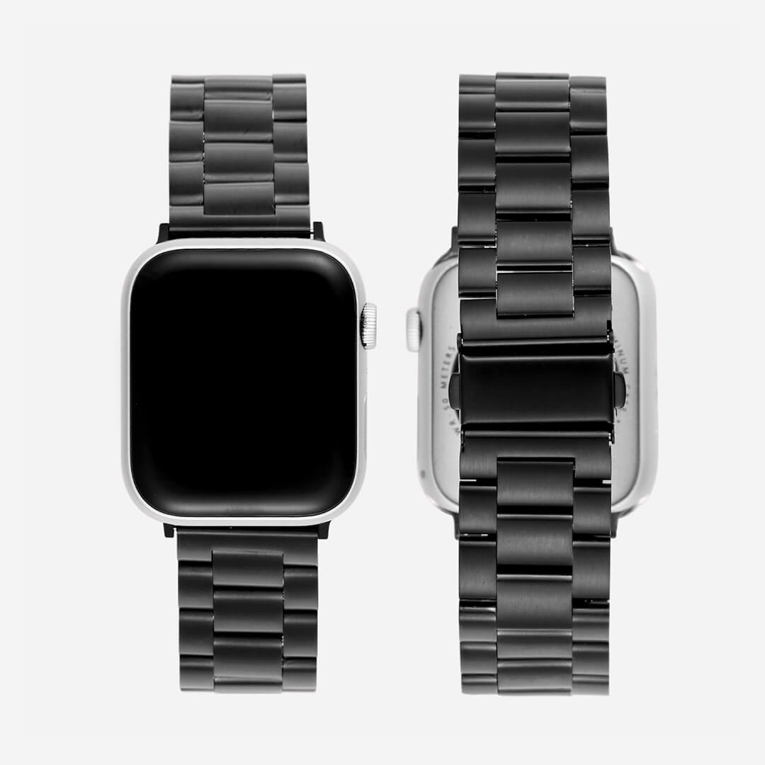 Classic Stainless Steel Apple Watch Band - Space Black