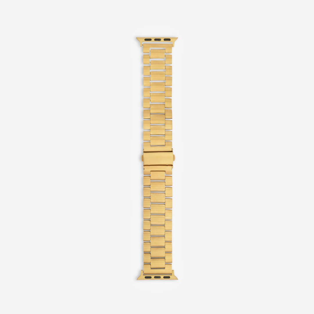 Classic Stainless Steel Apple Watch Band - Gold