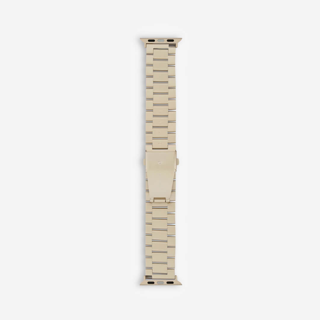 Classic Stainless Steel Apple Watch Band - Light Gold