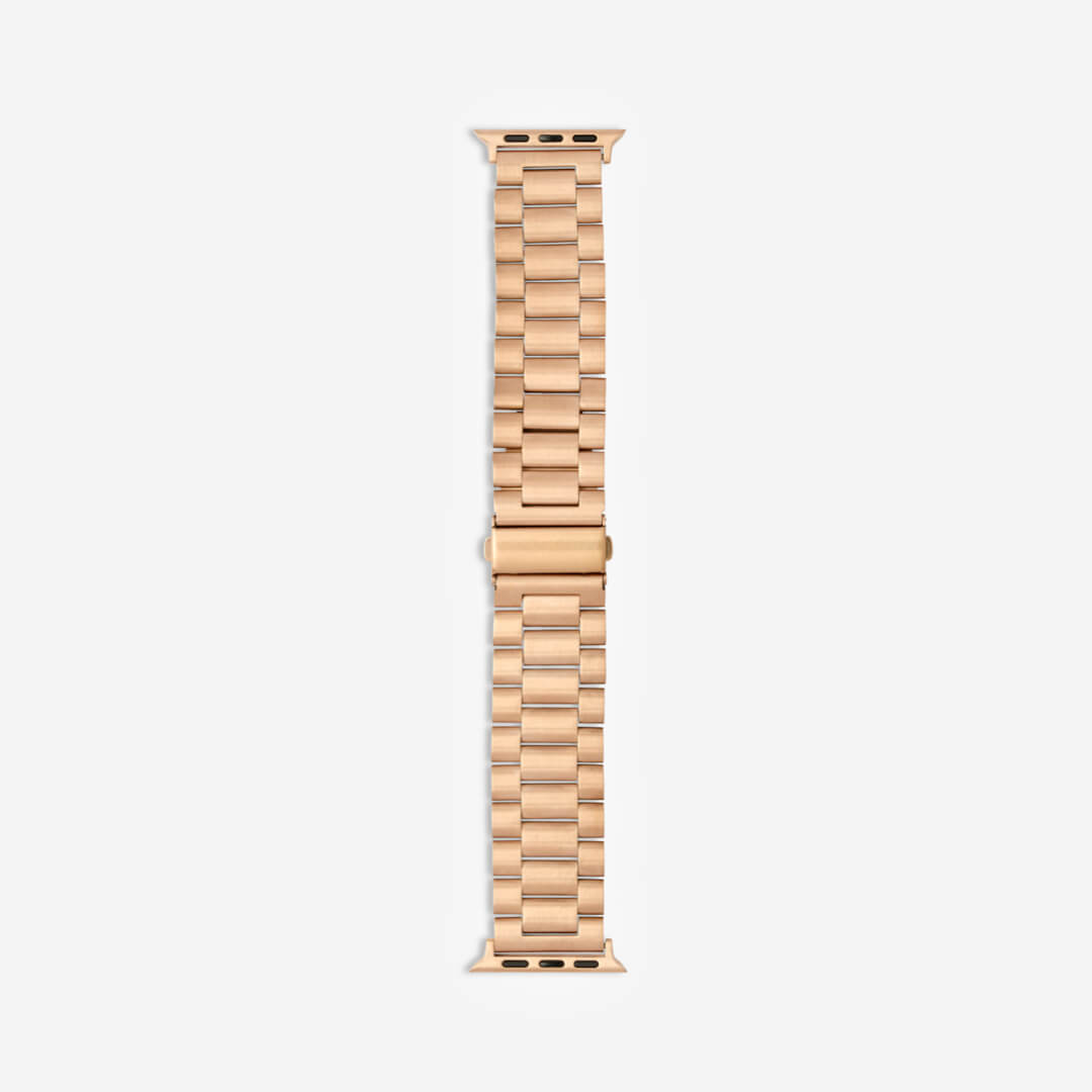 Classic Stainless Steel Apple Watch Band - Vintage Rose Gold