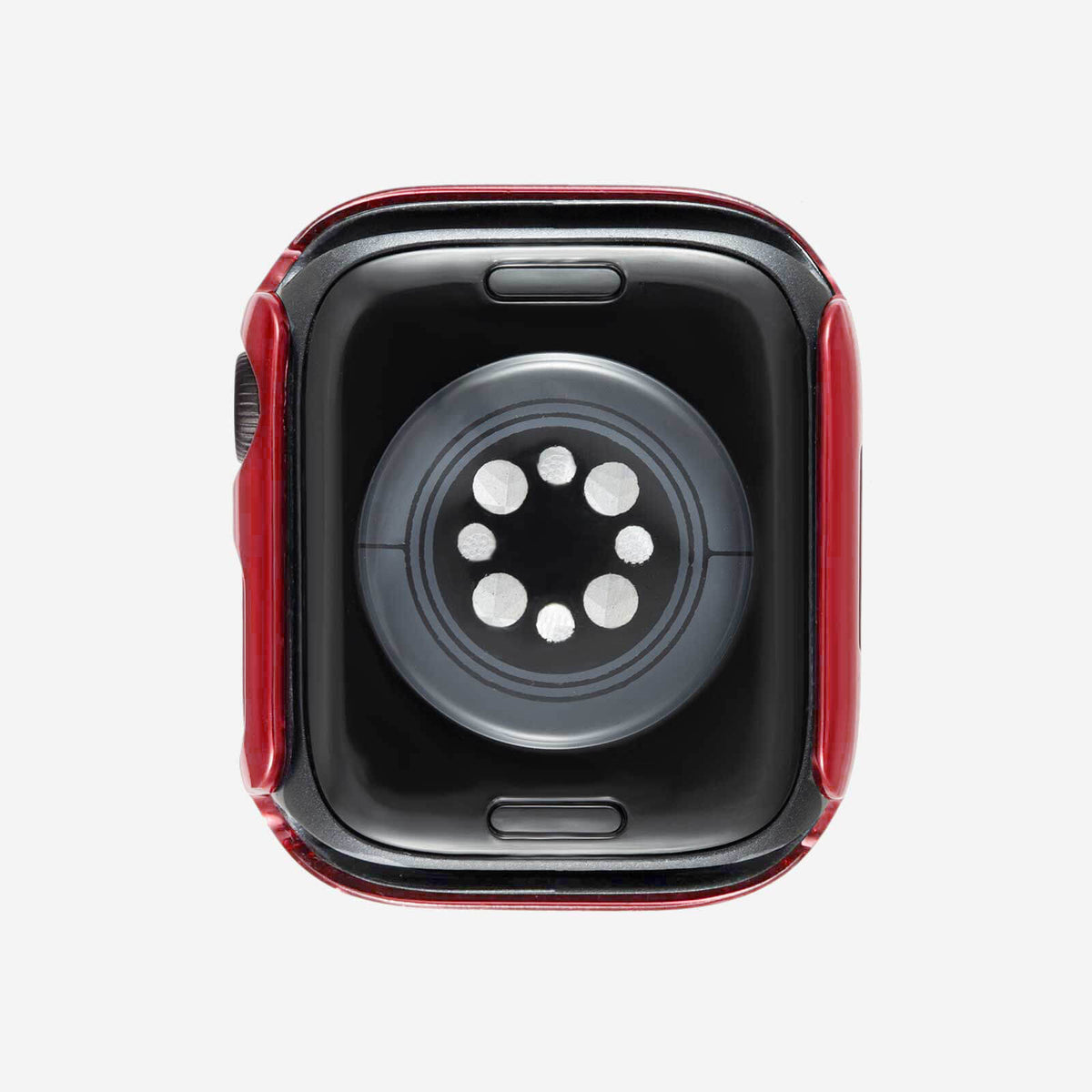 Apple Watch Double Halo Crystal Bumper Case - Red
